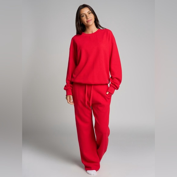 Comfrt Waffle Knit Lounge Sweat Set - Picture 3 of 7